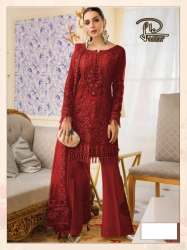 NET EMBROIDERY WORK SALWAR KAMEEZ