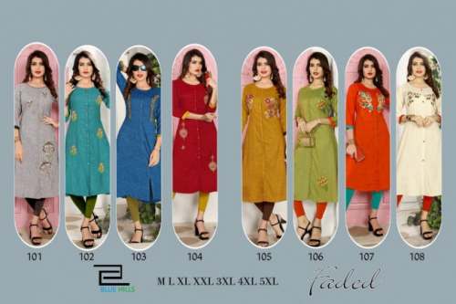 RAYON EMBROIDERY KURTIS