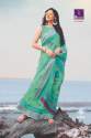 SOFT LINEN PRINTED SAREE thumb 11