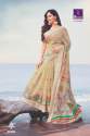 SOFT LINEN PRINTED SAREE thumb 14