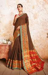 SOFT SILK KALAMKARI WEAVING SAREE