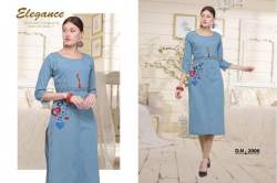 Straight Denim Kurtis 