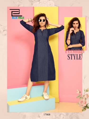 Stylish Girls Denim Kurtis