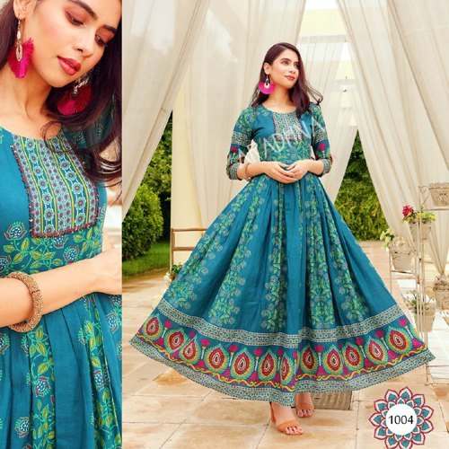 Aradhna Brand Stylish Anarkali Kurti by Vardan Ethnic