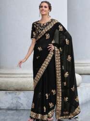 BLACK COLOR EID SPECIAL SAREE