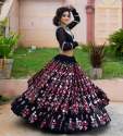 BLACK COLOR EMBROIDERY WORK CHOLI