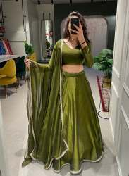 CAUSAL LEHENGA CHOLI MULTICOLOR