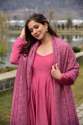 CHANDERI PINK COLOR GOWN