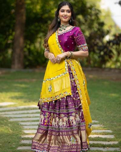 CHINNON SILK WITH DIGITAL PRINT CHOLI