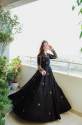 DESIGNER BLACK COLOR GOWN thumb 3