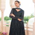 DESIGNER EMBROIDERED 2COLOR ANARKALI GOWN thumb 1