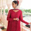 DESIGNER EMBROIDERED 2COLOR ANARKALI GOWN thumb 2