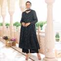 DESIGNER EMBROIDERED 2COLOR ANARKALI GOWN thumb 4