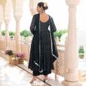 DESIGNER EMBROIDERED 2COLOR ANARKALI GOWN thumb 5