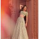 EMBROIDERY WORK LEHENGA CHOLI WITH DUPATTA thumb 3