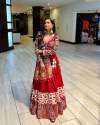 KINJAL DAVE SPECIAL RED LEHENGA CHOLI thumb 2