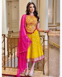 LAUNCHING BRIDAL WEAR FUAX GEORGETTE CHOLI
