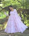 NEW ANARKALI PRINTED DESIGNER GOWN thumb 2