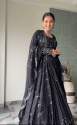 new designer black color lehenga choli thumb 1