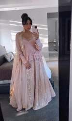 NEW FAUX GEORGETTE LEHENGA CHOLI