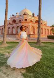 NEW HAVY DESIGNER SEQUENCE LEGENGA CHOLI