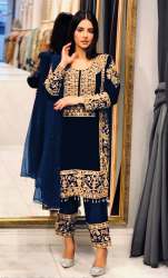 NEW PARTY WEAR NAVYBLUE COLOR DRESS