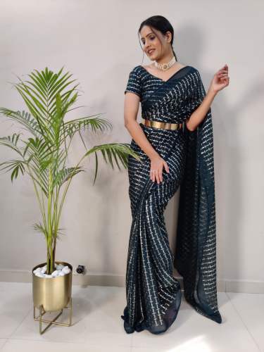 NEW PRESENT CHIFFON SILK SAREE