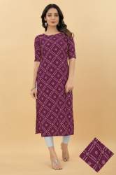 NEW PRESENT CREPE KURTI