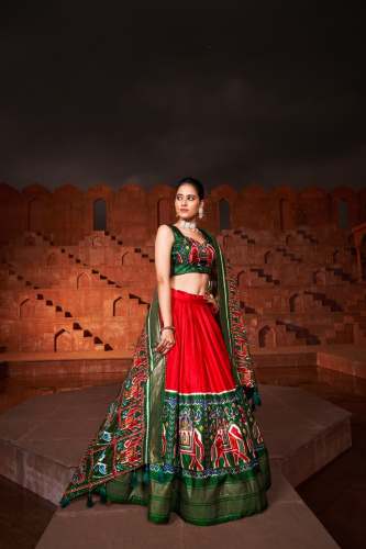 NEW PRESENT DOLA SILK LEHENAGA CHOLI FOR WOMEN