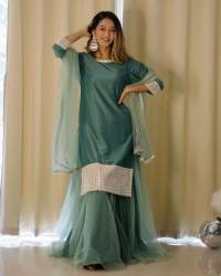 NEW PRESENT GREEN COLOR CHOLI