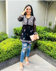 NEW PRESENT JEILY WESTERN TOP