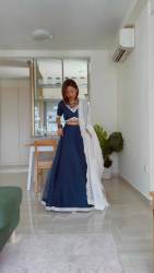 NEW PRESENT ORGNEZA SILK LEHENGA CHOLI