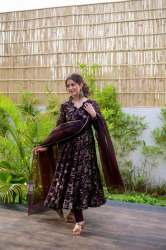 PRESENTING NEW GEORGETTE PRINT GOWN