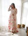WHITE COLOR ANARKALI GOWN