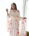 WHITE COLOR ANARKALI GOWN thumb 1