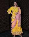 YELLOW COLOR WITH PINK DUPPATA DRESS thumb 2