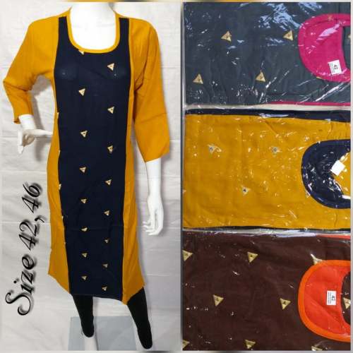 Designer Rayon Kurtis