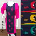Embroidery Work Rayon Kurtis thumb 2