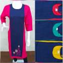 Embroidery Work Rayon Kurtis thumb 4