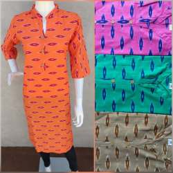 Formal Girls Printed Cotton Kurtis