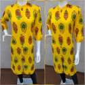 Ladies Yellow Printed Kurtis thumb 2