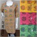 Ladies Yellow Printed Kurtis thumb 4