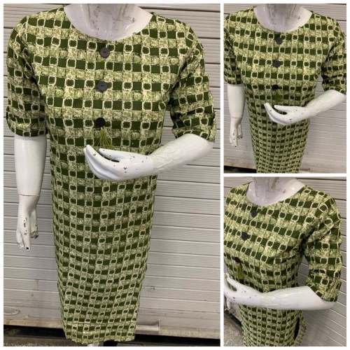 Pure Cotton Printed Kurtis