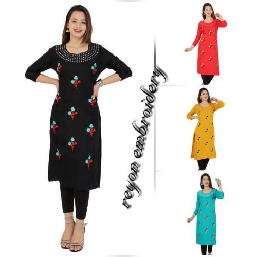 Women Rayon Kurtis