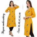 Women Rayon Kurtis thumb 4
