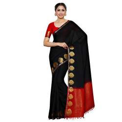 Kanjivaram Style Crepe saree by MIMOSA