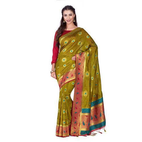 Mimosa Paithani Style Art silk Saree by Kataria SILK House