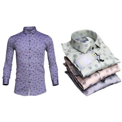 Fancy printed mens shirts by S P Fashion Hub