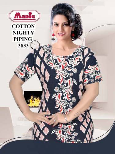cotton printed nighty