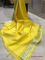 designer linen saree